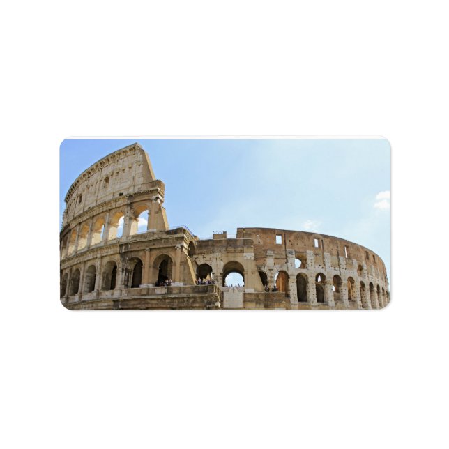 Colesseum Adressaufkleber (Vorne)