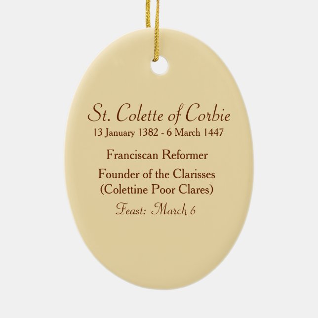 Colette of Corbie (SAU 027) Keramikornament (Hinten)
