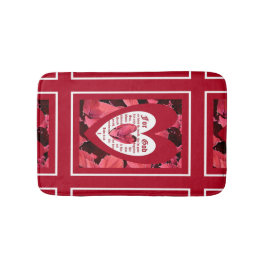 Coleus Close-up with John 3:16 Badematte