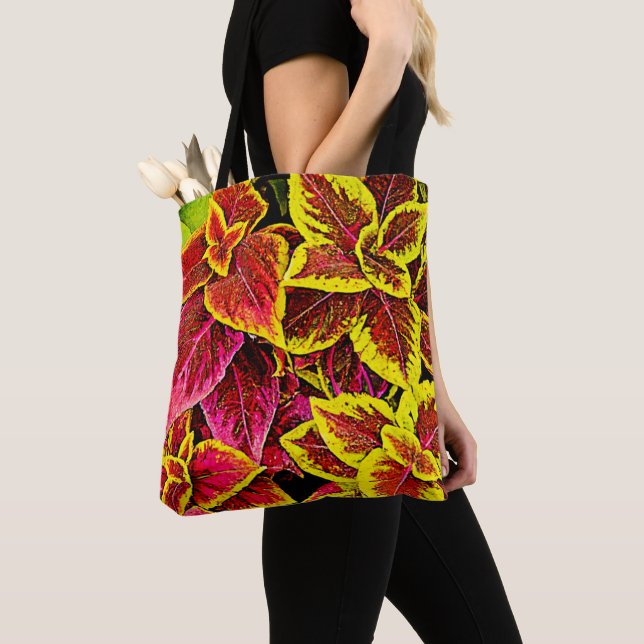 Coleus Leaf Burst Design Tasche (Von Nahem)