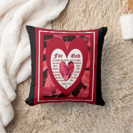 Coleus Nah mit John 3:16 Kissen