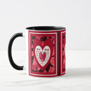 Coleus Nah mit John 3:16 Tasse