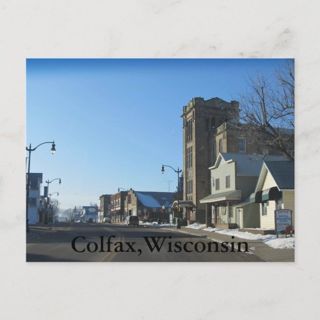 Colfax, Wisconsin Carte postale (Devant)