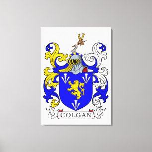 Colgan Wappen Leinwanddruck