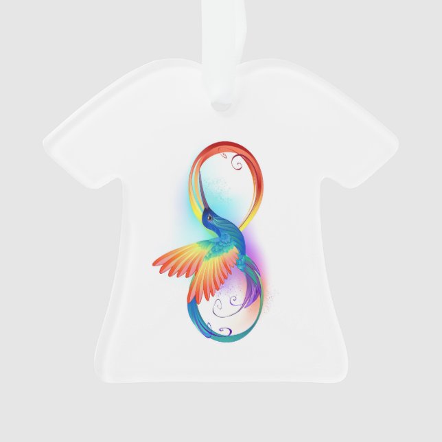 Colibri arc-en-ciel avec symbole Infinity (devant)