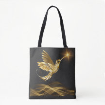 Colibri d'or sac fourre-tout