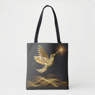 Colibri d'or sac fourre-tout