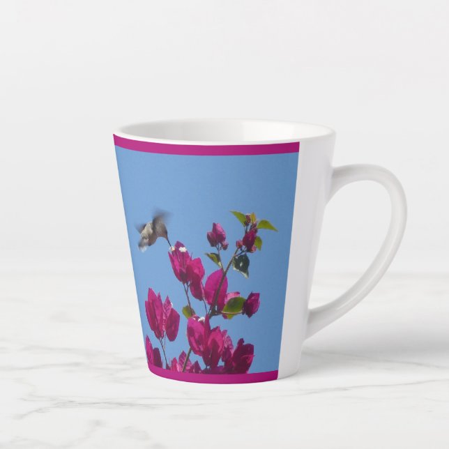 Colibri du Pérou Latte Mug (Droite)