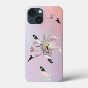 colibri et lis Coque-Mate coque iphone