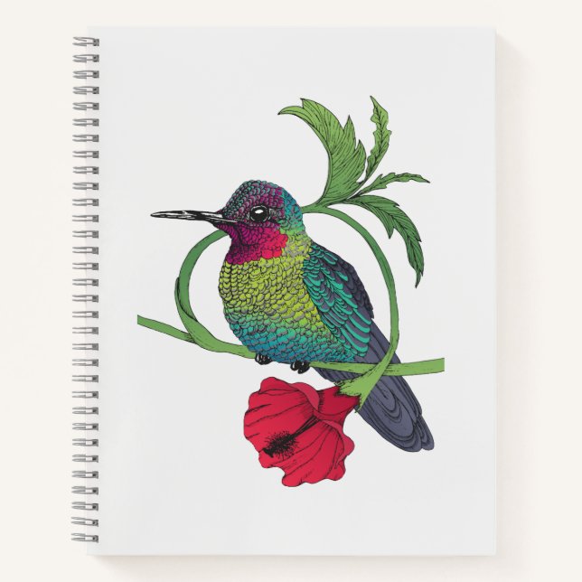 Colibri-IllustrationsNotebook Notizbuch (Vorderseite)