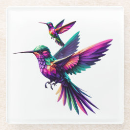 Colibrí prisma multicolor glasuntersetzer
