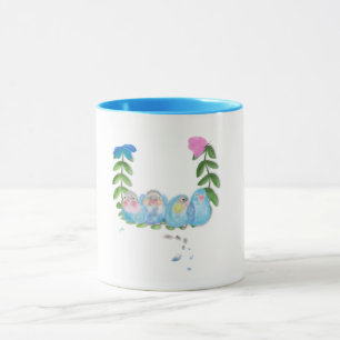 Colibris bleus, tasse par ORDesigns