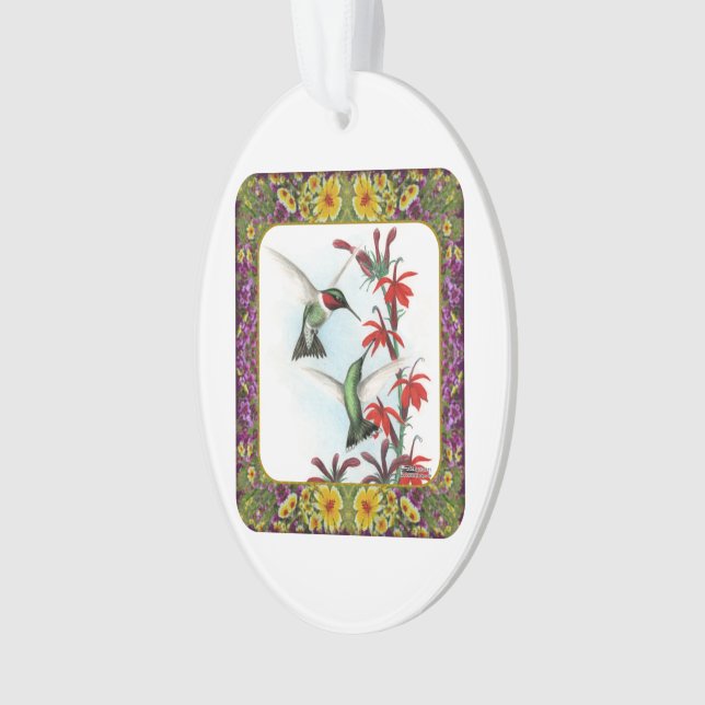 Colibris et Fleurs #5 (devant)