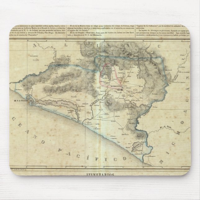 Colima, Mexiko Mousepad (Vorne)