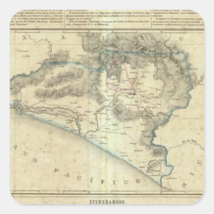 Colima, Mexiko Quadratischer Aufkleber