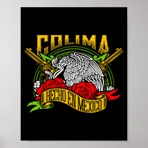 Colima Mexiko Souvenir Hispanic Heritage Monat Mex Poster