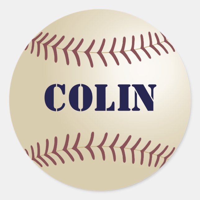 Colin Baseball Stickers (Vorderseite)