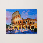 Coliseo de Roma Italien Sommerreise Postkarte<br><div class="desc">Design besteht aus Coliseo de Roma in Rom,  Italien.</div>