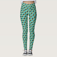 Colive Olive Aquamarin Green Blue Aqua Kariert