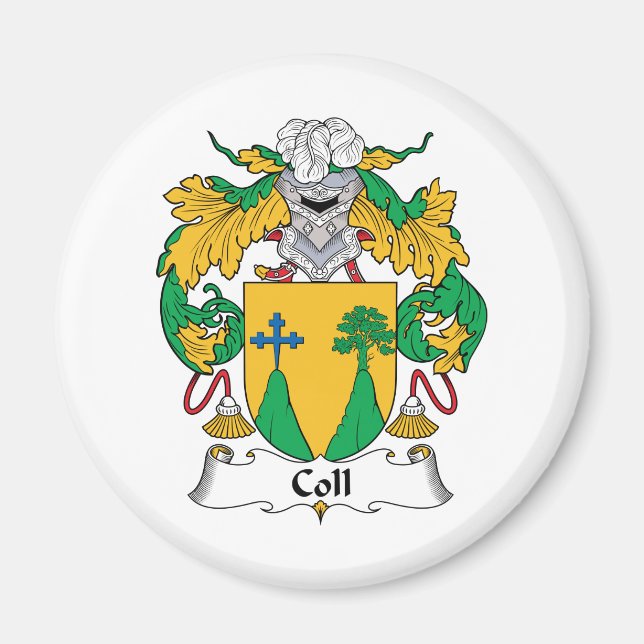 Coll Familienwappen Magnet (Vorne)