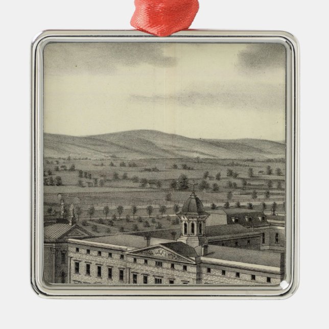 Coll von Notre Dame Silbernes Ornament (Vorne)