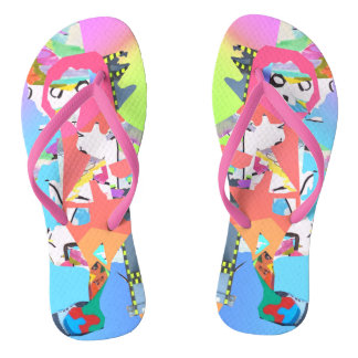 Collage 093 flip flops