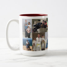 Collage 10 Foto Vater - Tasse
