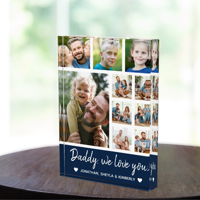 Collage 10 Photos gift for Dad Fotoblock (Von Creator hochgeladen)