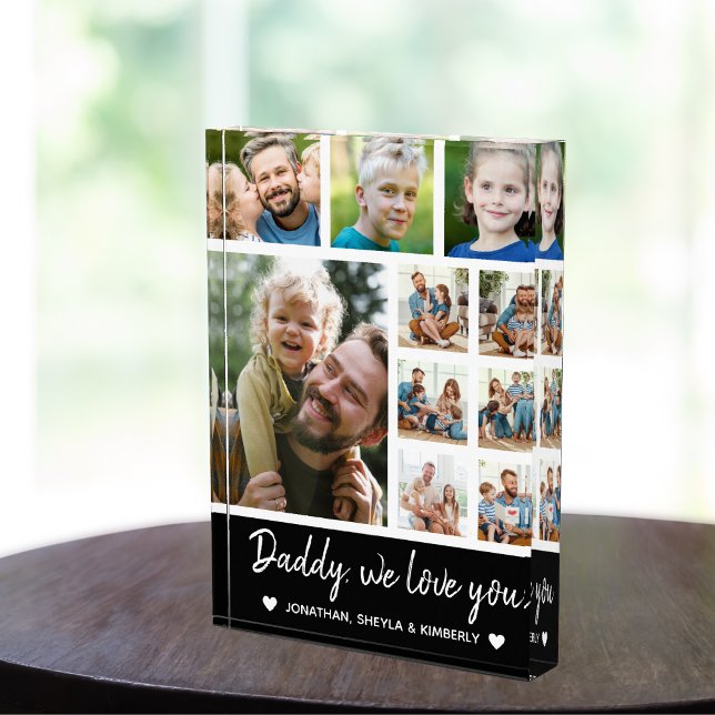 Collage 10 Photos gift for Dad Fotoblock (Von Creator hochgeladen)