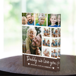 Collage 10 Photos gift for Dad Fotoblock