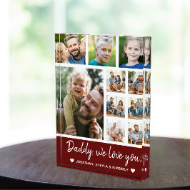 Collage 10 Photos gift for Dad Fotoblock