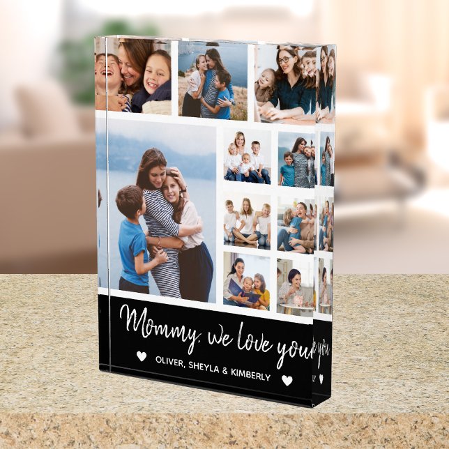 Collage 10 Photos gift for Mom Fotoblock (Von Creator hochgeladen)