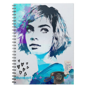 Collage Admit One Notebook-Journal Notizblock