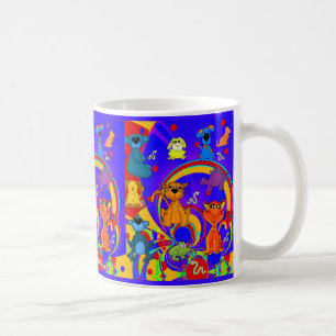 Collage animalier pour enfants Mug Boys