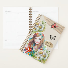 Collage Art April, Daisy Planer