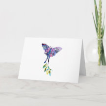 Collage Art Insektenkunst BUTTERFLY XMAS LIGHTS
