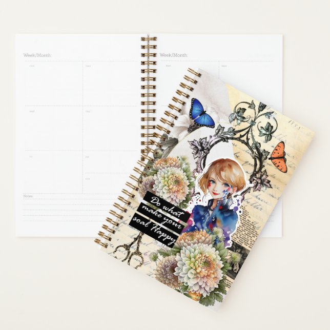Collage Art November, Chrysanthemum Planer (Anzeige)