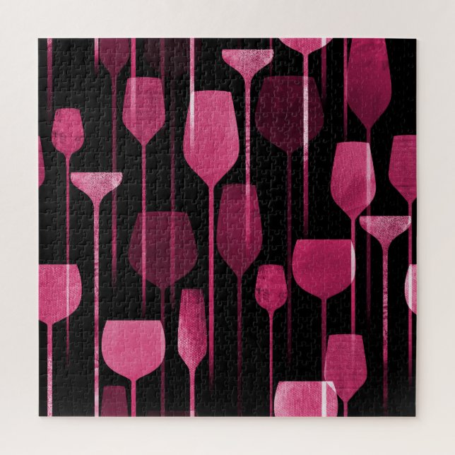 Collage Art: Party Drinks Muster. (Vertikal)
