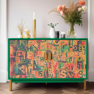 Collage Art Wrapping oder Decoupage Paper Geschenkpapier