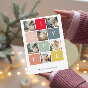 Collage Christmas Foto Farbenfrohe Freude