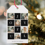 Collage Christmas Foto | Freude | Happy Holiday Geschenkanhänger<br><div class="desc">Collage Christmas Foto | Freude | Happy Holiday</div>
