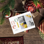 Collage Christmas Vier Fotos | Farbiges Weihnachte Postkarte<br><div class="desc">Collage Christmas Vier Fotos | Farbiges Weihnachten</div>