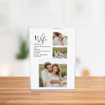 Collage Couple Foto & Lovely Romantic Ehefrau Gift<br><div class="desc">Collage Couple Foto & Lovely Romantic Ehefrau Gift</div>
