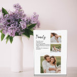 Collage Couple Foto & Romantic Family Gift<br><div class="desc">Collage Couple Foto & Romantic Family Gift</div>