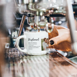 Collage Couple Foto & Romantic Husband Liebe Gesch Espressotasse