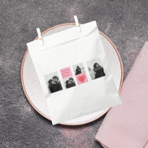 Collage Couple Foto | Valentines Rosa und Rotes He
