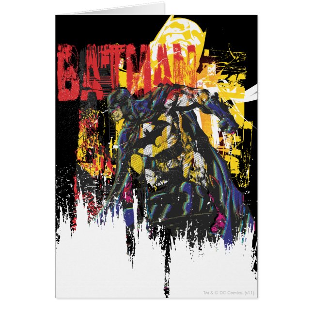 Collage d'art de la ligne Batman (Devant)