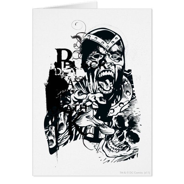 Collage de la main noire et du crâne (Devant)