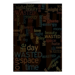 Collage de mots gâtés