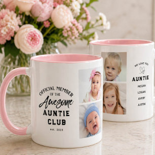 Collage de photo Awesome AUNTIE Mug